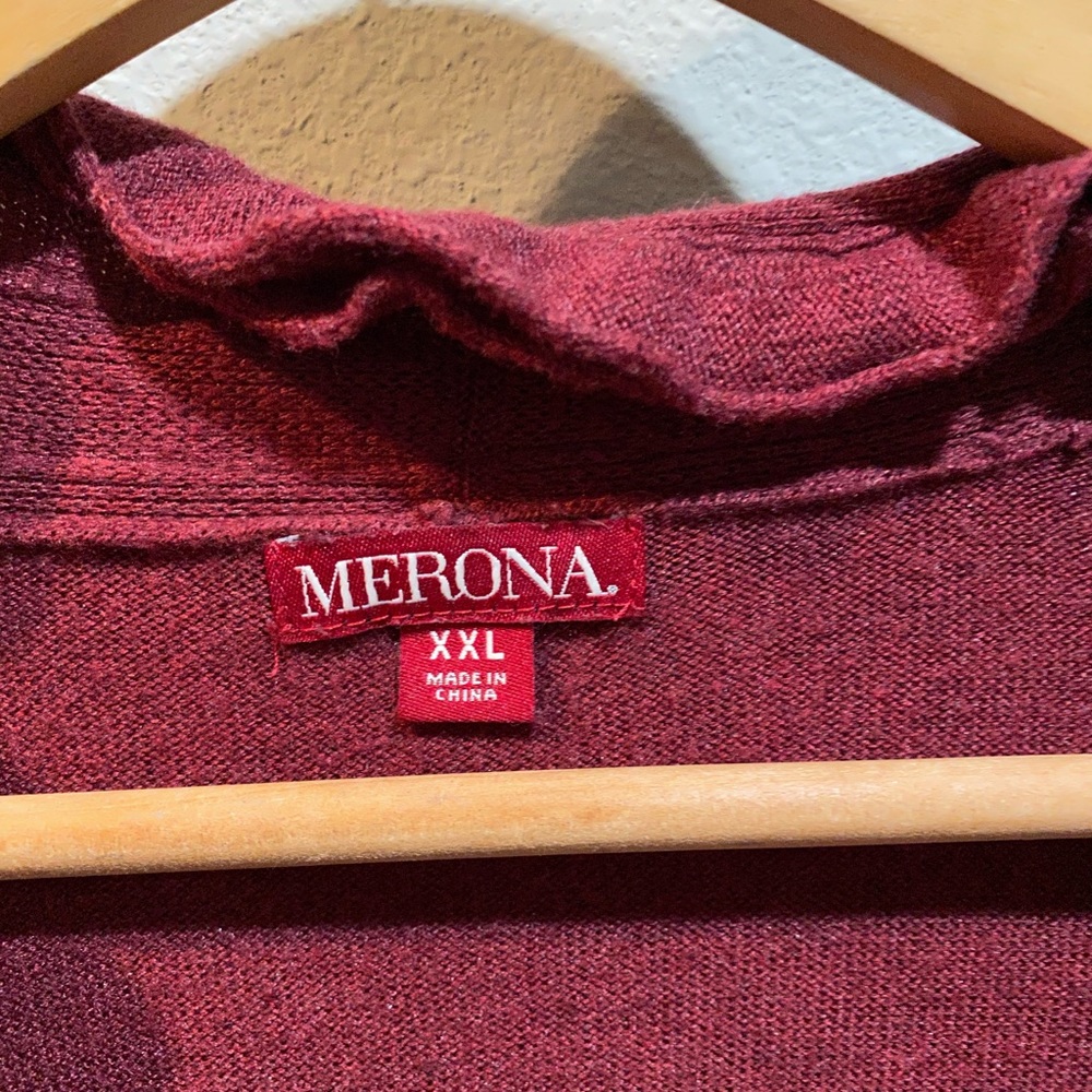 Open Front Ruffled Sweater- Merona - Picture 2 of 4